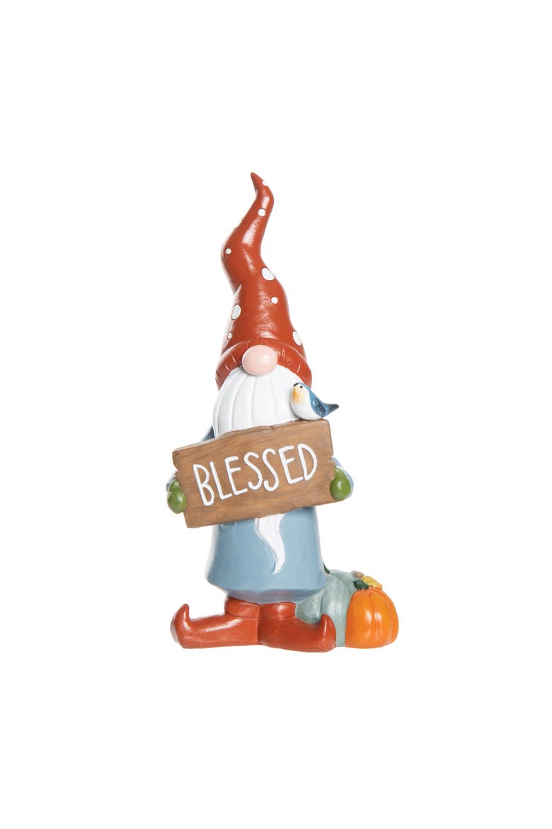 Blessed Gnome Figurine, Main, color, Orange