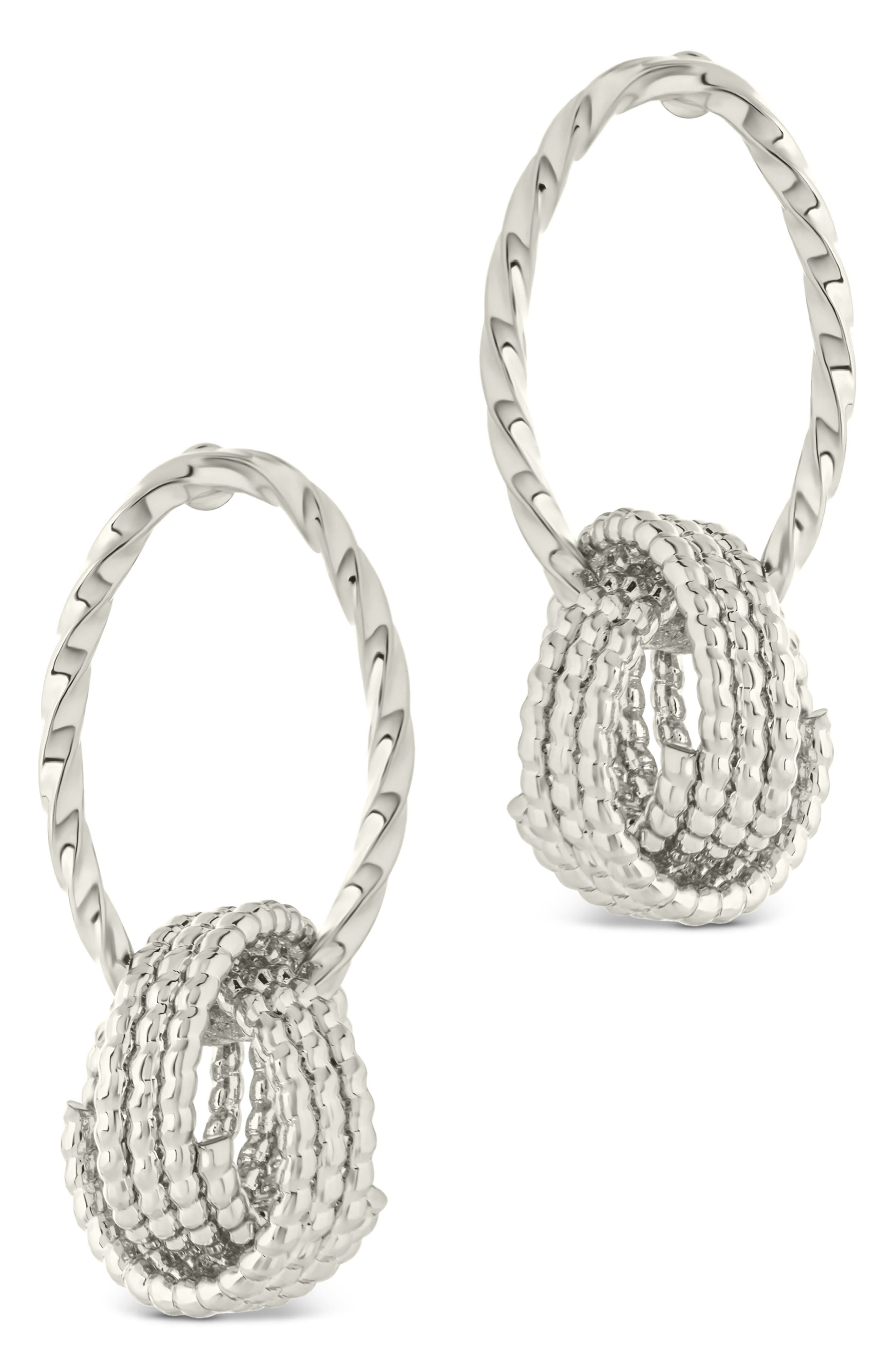 Sterling Forever Jane Braided Dangle Earrings