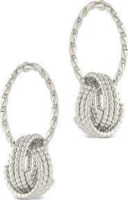 Sterling Forever Jane Braided Dangle Earrings