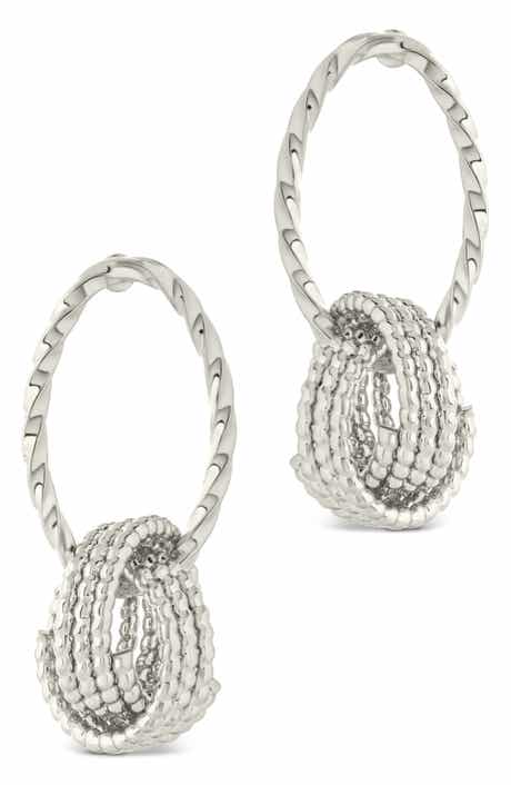 Sterling Forever Jane Braided Dangle Earrings