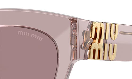 Женские солнцезащитные очки Miu Miu 51mm Square Sunglasses — фото 6