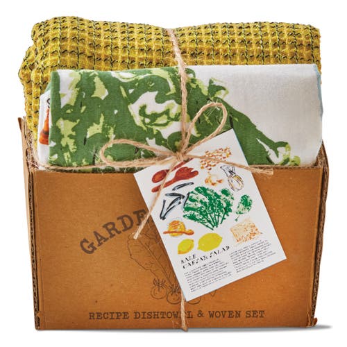 Tag Kale Caesar Salad Dishtowel Set Of 2 In Multi