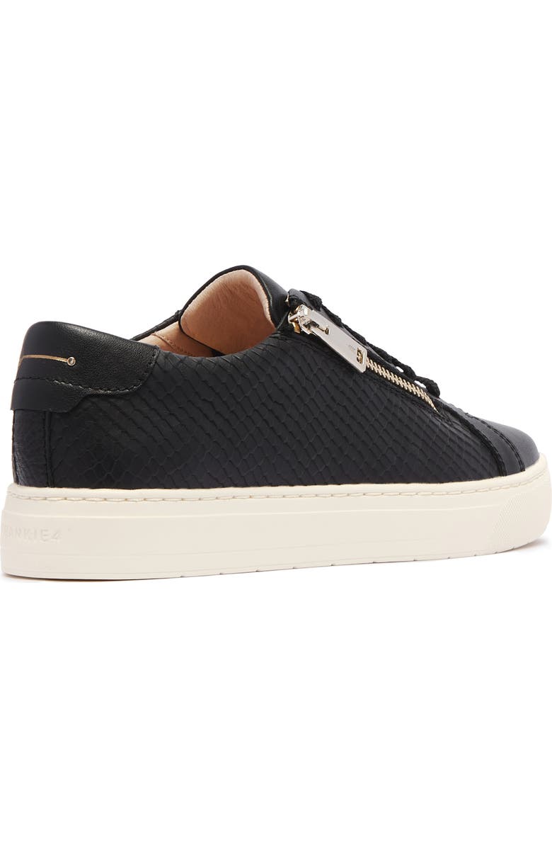 FRANKIE4 Billie II Zip Sneaker, Alternate, color, Black Emboss