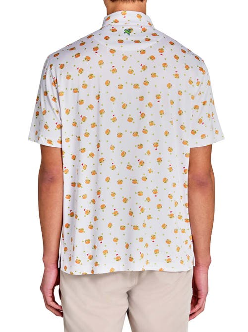 Construct Burgers & Pickles Polo In White