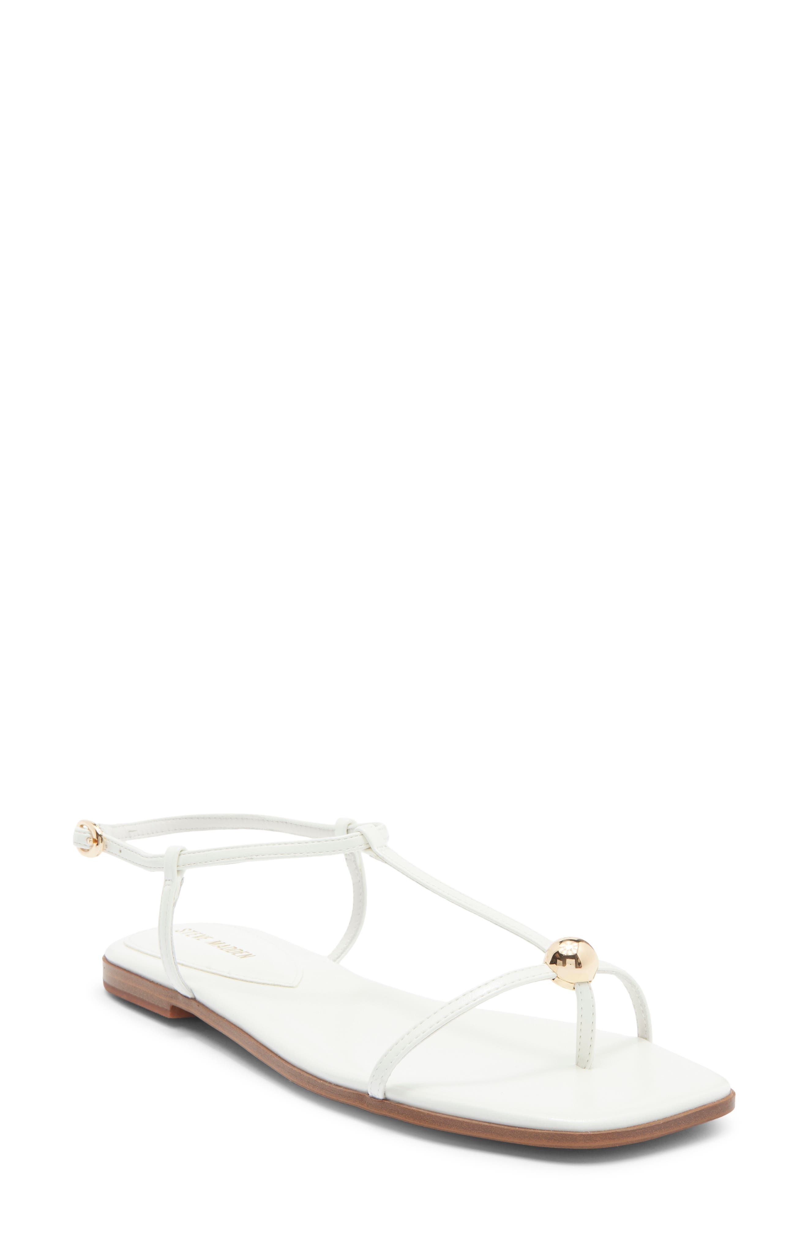 Steve Madden Ritzy Thong Sandal, Main, color, Bone