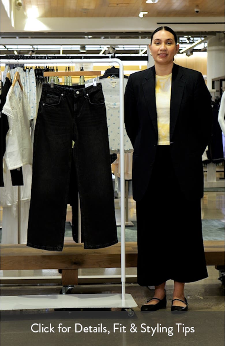 Low Rise Wide Leg Jeans, sales video thumbnail