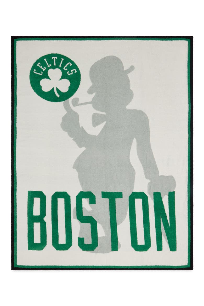 CozyChic® Boston Celtics Throw Blanket, Main, color, PEARL MULTI
