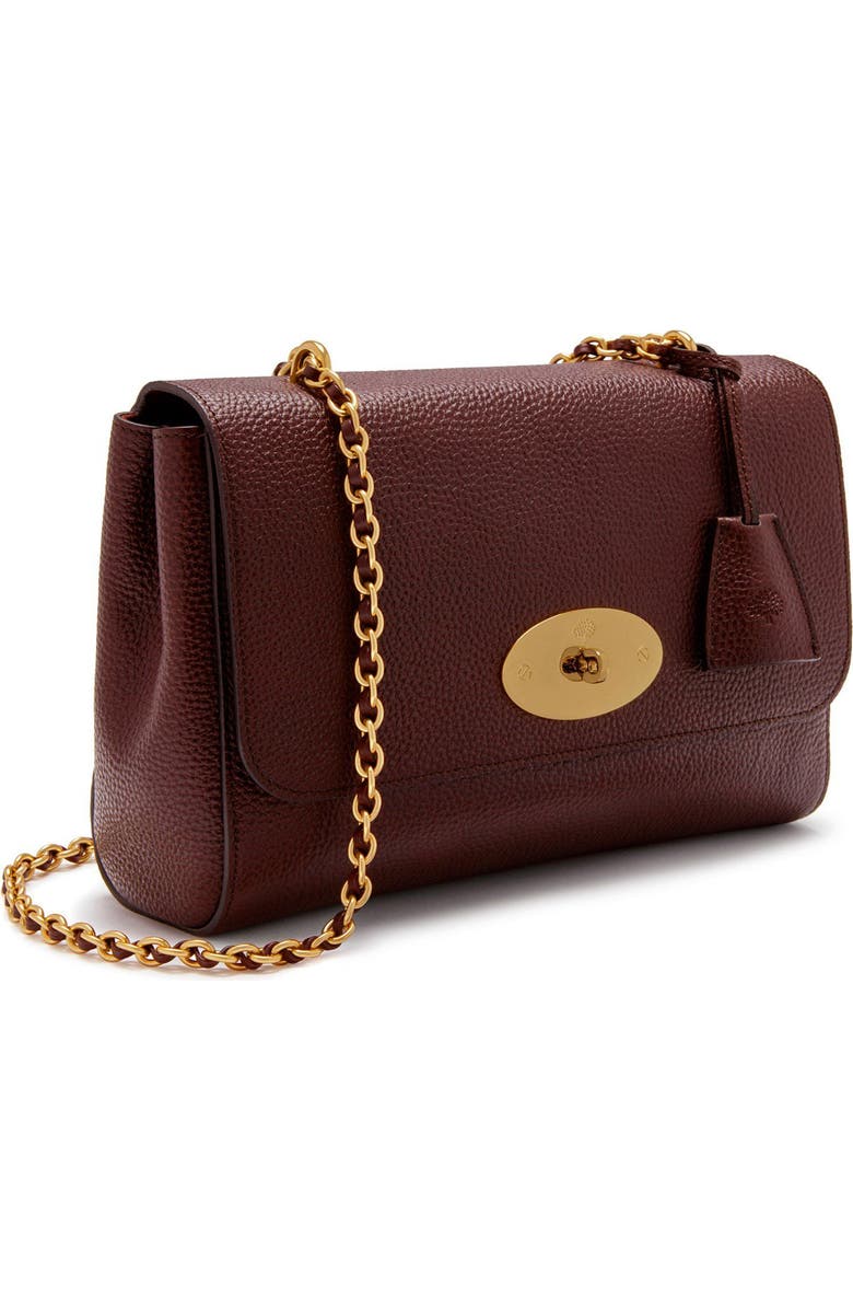 Mulberry Medium Lily Leather Bag, Alternate, color, Oxblood