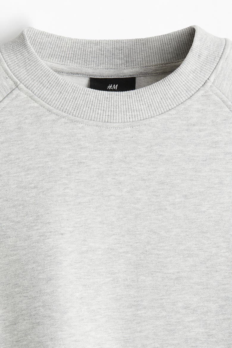 Oversized Fit Sweatshirt, Alternate, color, Gray melange