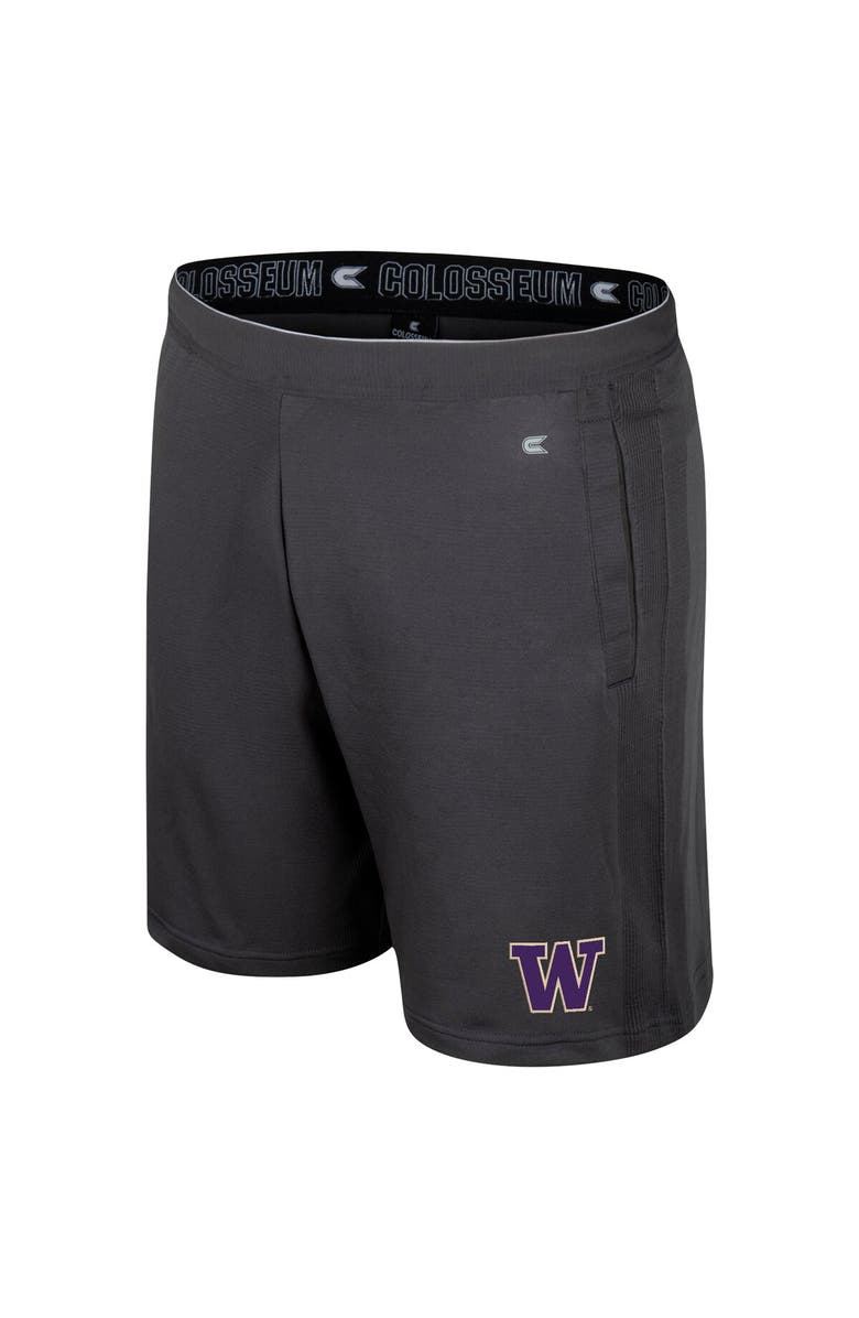 COLOSSEUM Men's Colosseum Charcoal Washington Huskies Forget Shorts, Alternate, color, Charcoal