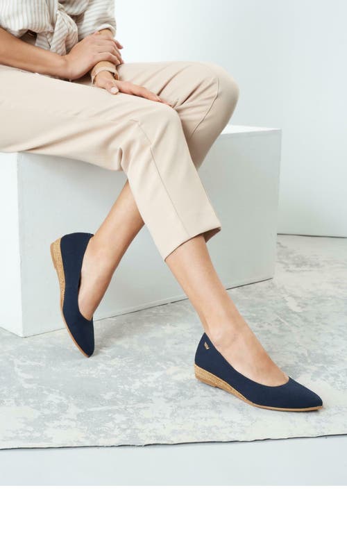 Viscata Rubina Limited Edition Canvas Espadrille Flats In Blue