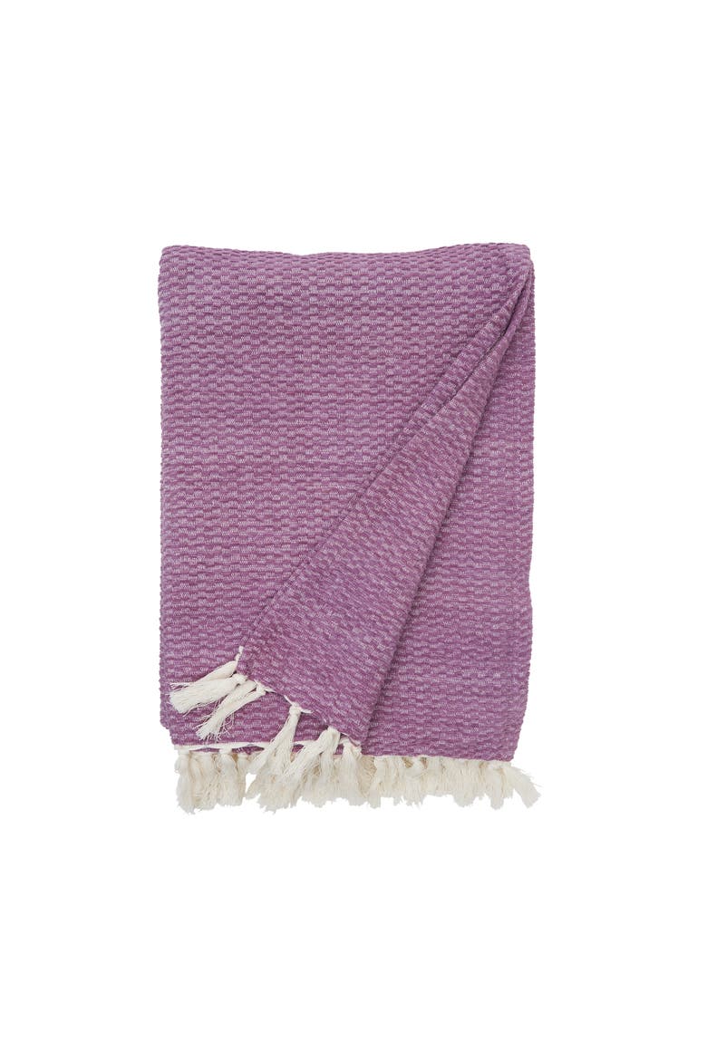 Blythe Boysenberry 50" x 70" Throw Blanket, Main, color, Purple