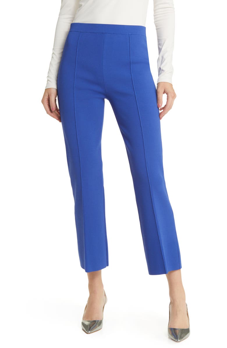 Theory Ankle Cut Flare Pants, Main, color, Lupine