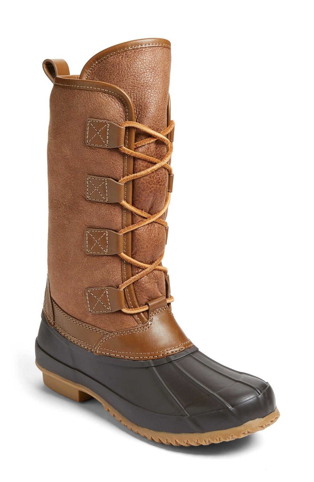 Tory Burch 'Argyll' Lace-Up Boot, Main, color, 