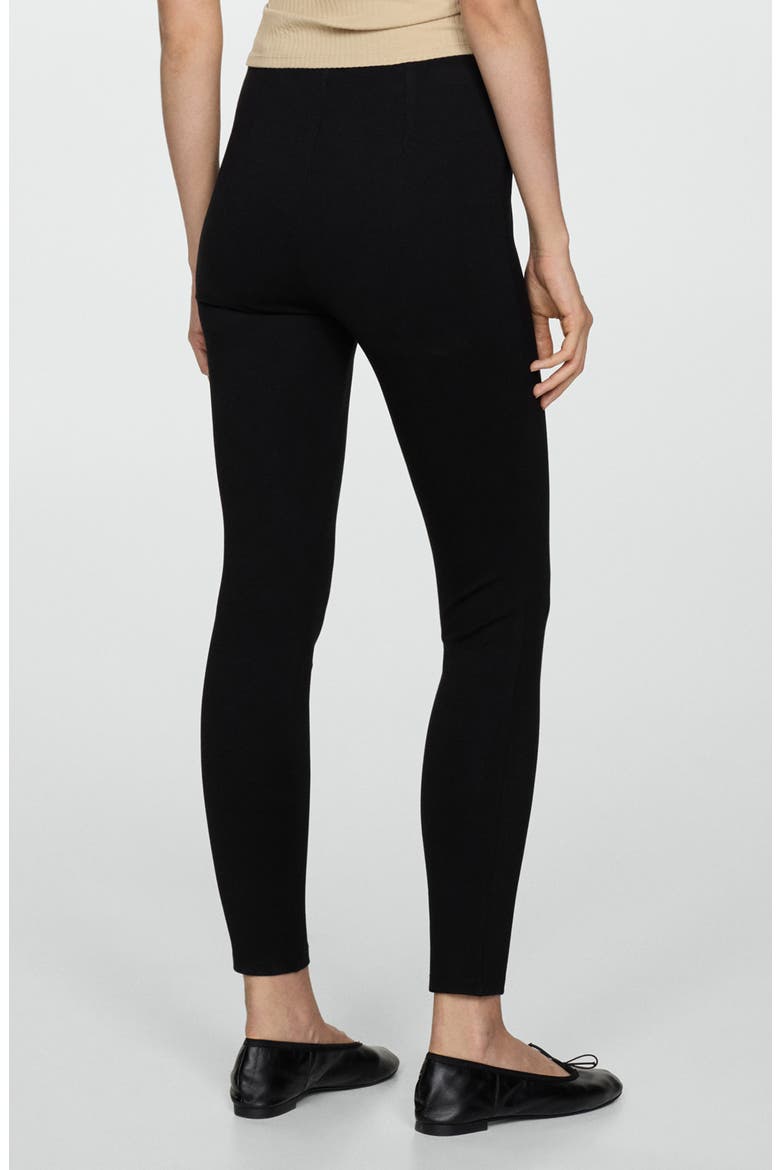 High Waist Leggings, Alternate, color, BLACK