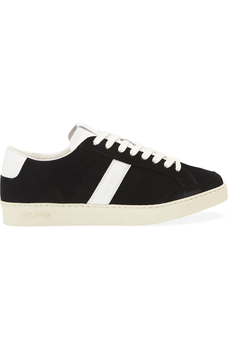 TOM FORD Low Top Sneaker, Alternate, color, Black/ Cream
