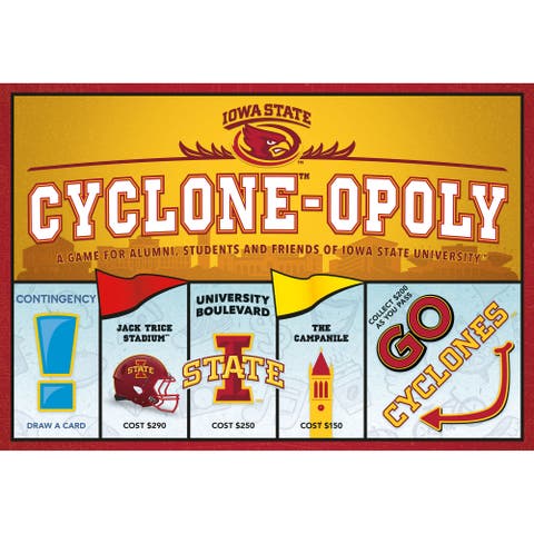 Cycloneopoly University Themed Family Board Game