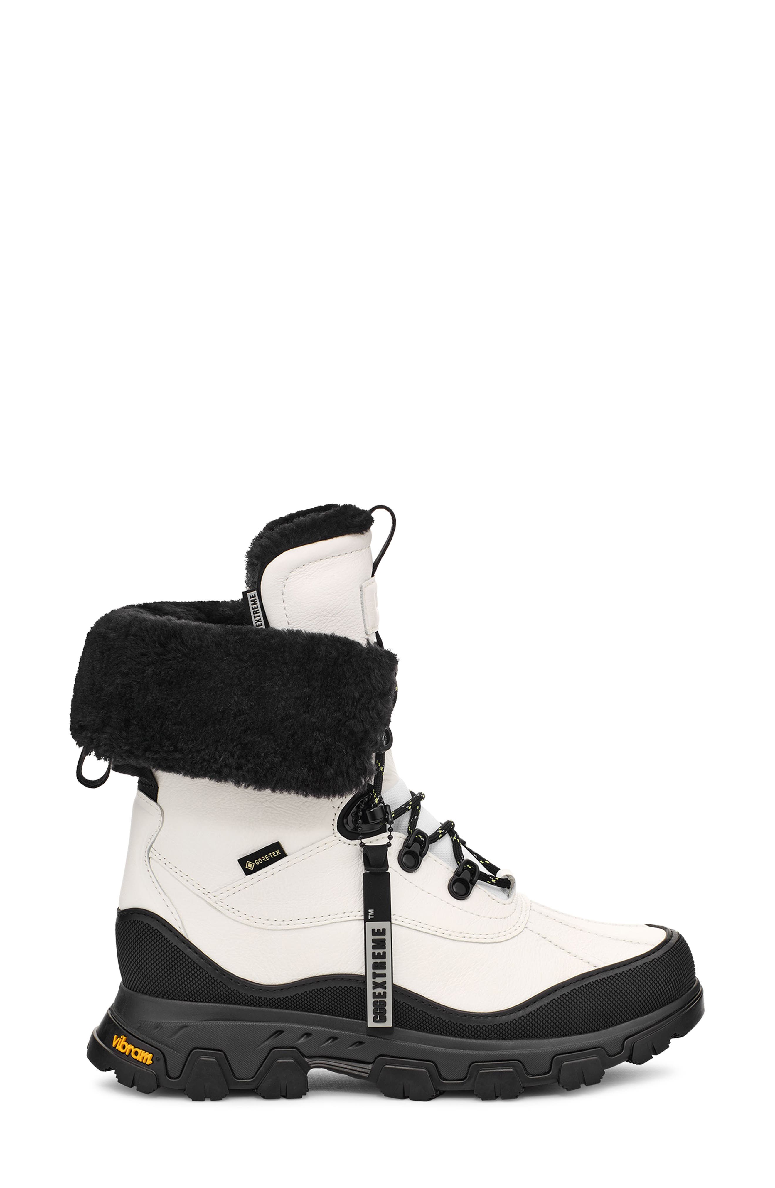UGG<sup>®</sup> Adirondack Meridian Waterproof Snow Boot, Alternate, color, Wht