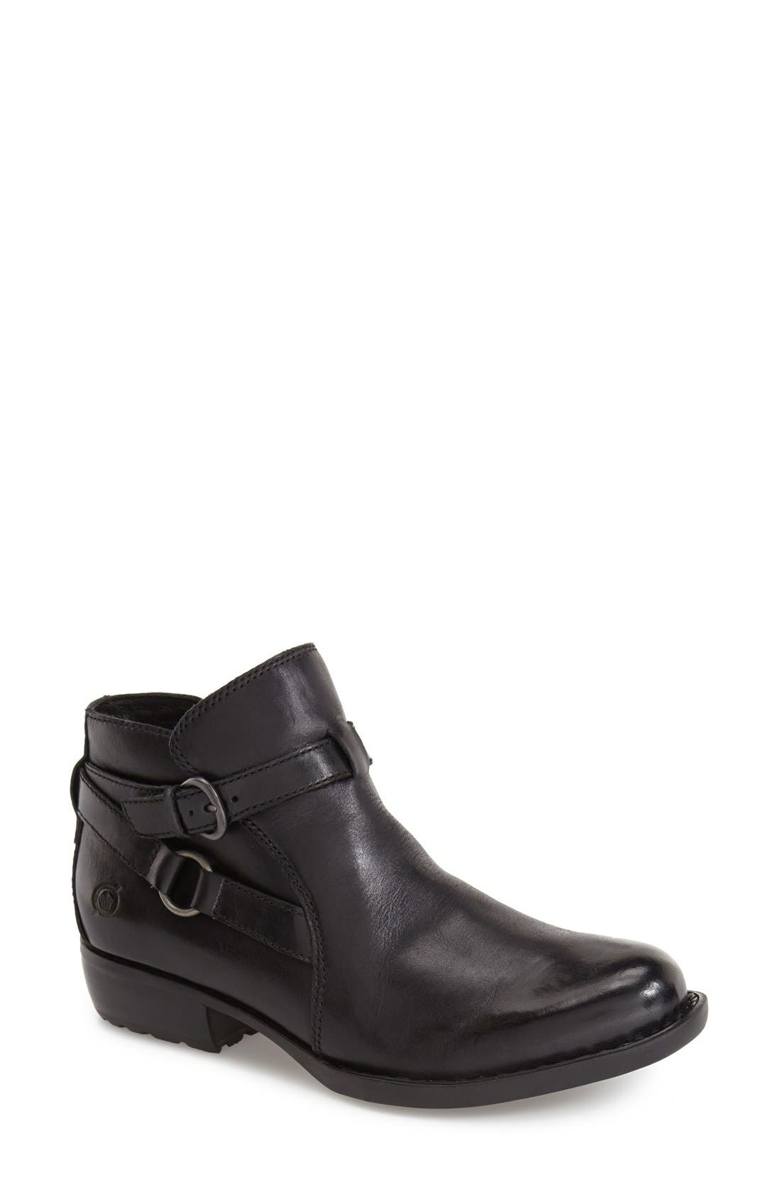 'Baily' Ankle Bootie (Nordstrom Exclusive), Main, color, BLACK LEATHER