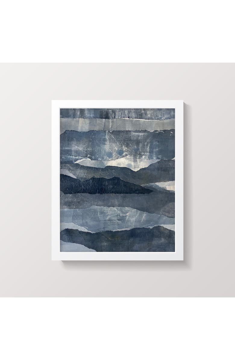 Artxtiles Blue Ridges Small Framed Print, Alternate, color, 