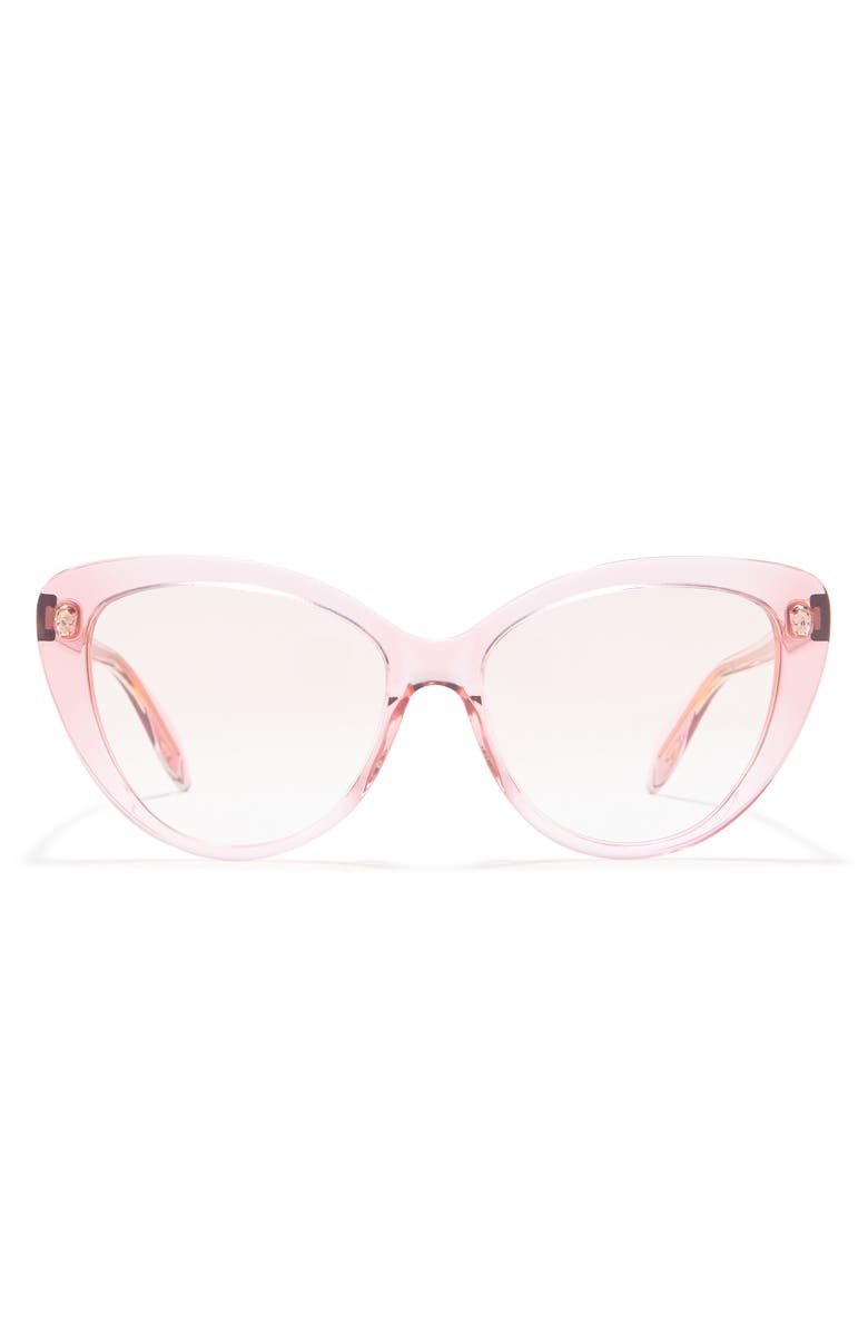 McQueen Alexander McQueen 56mm Cat Eye Sunglasses, Main, color,