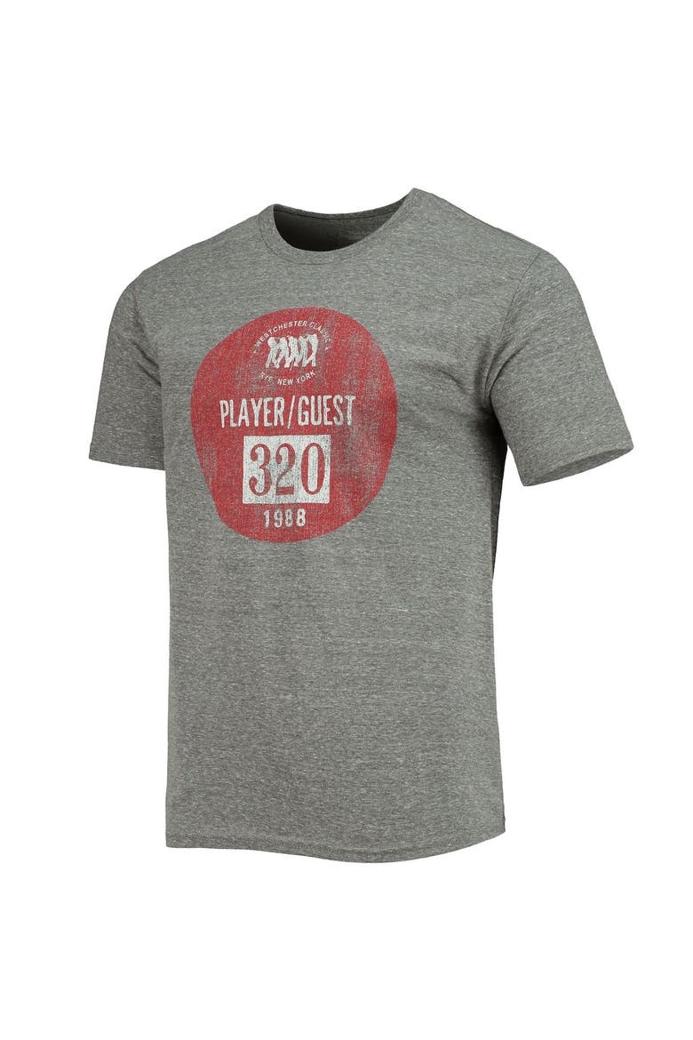 Men's Blue 84 Heathered Gray THE NORTHERN TRUST Westchester Classic Heritage Collection Tri-Blend T-Shirt, Alternate, color, Heather Gray