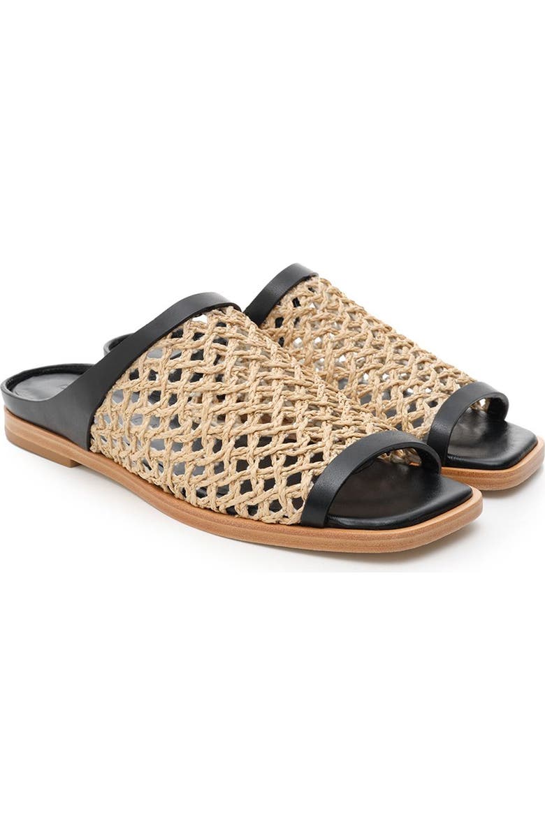 Daniella Shevel Alba Sandal, Alternate, color, Black