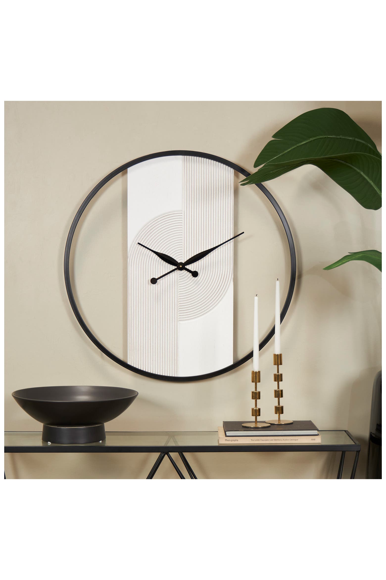 Statement Doormats Novogratz Wood Statement Wall Clock | Nordstromrack
