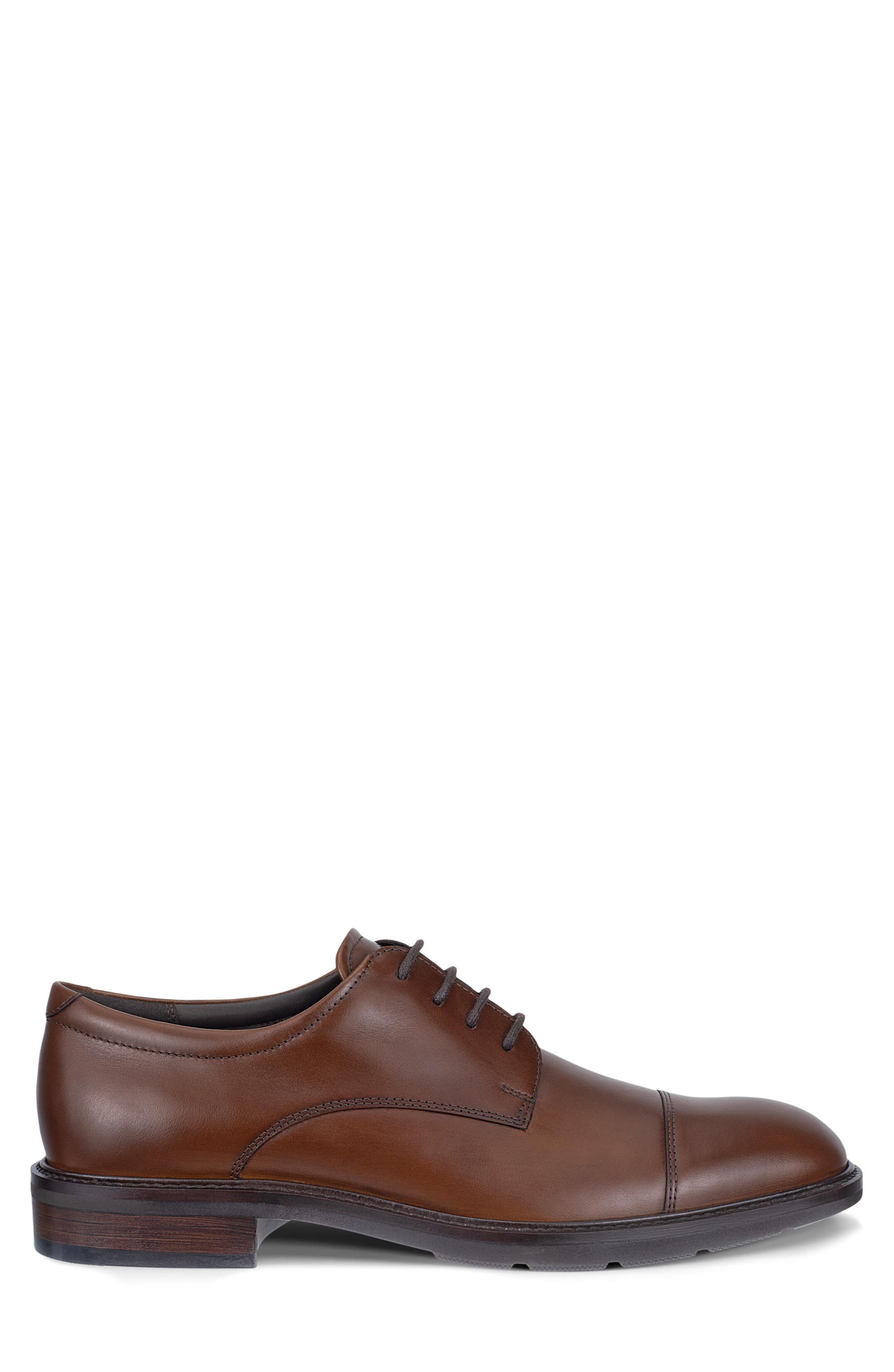 Metropole Prague Cap Toe Derby, Alternate, color, CAMEL