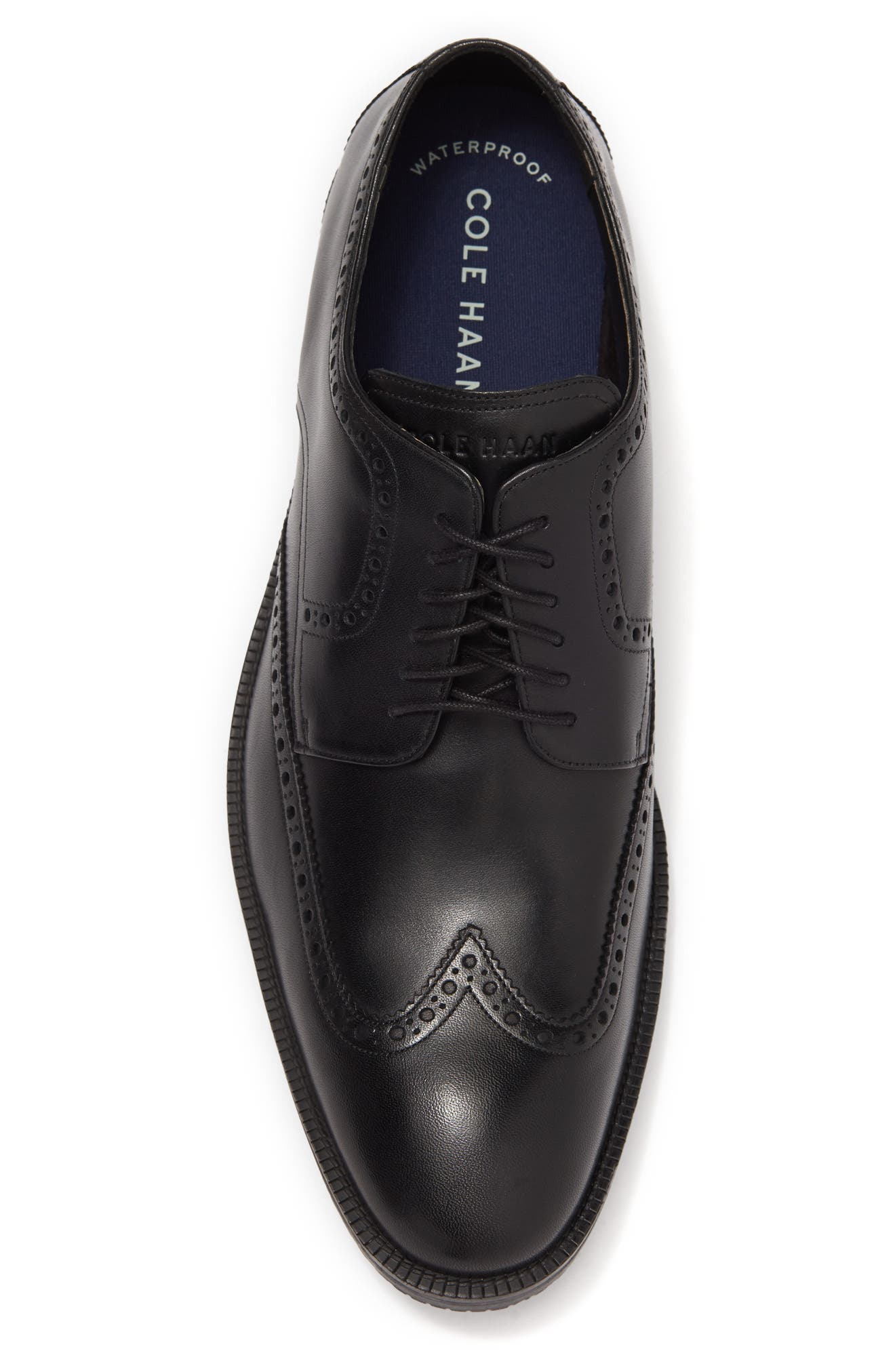 Cole Haan Modern Essentials Wingtip Oxford, Alternate, color, Black Wp