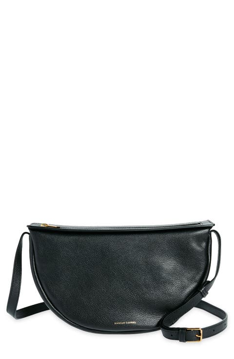 Moon Calfskin Leather Crossbody Bag