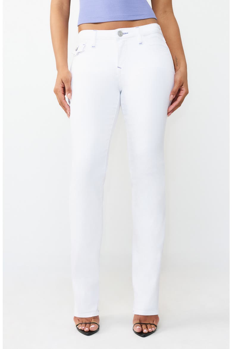 Billie Straight Leg Jeans, Main, color, OPTIC WHITE