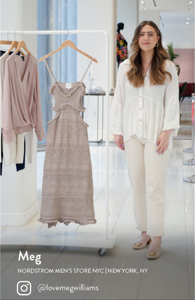 Skye Cutout Knit Midi Dress, sales video thumbnail