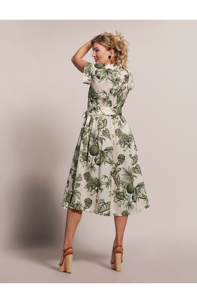 Tori Richard Flora in Ink Marni Dress, Alternate, color, 