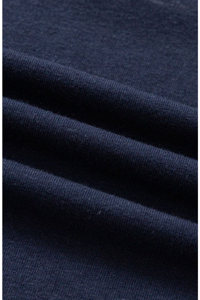 Hemp Essentials Cropped Raglan Tee, Alternate, color, indigo