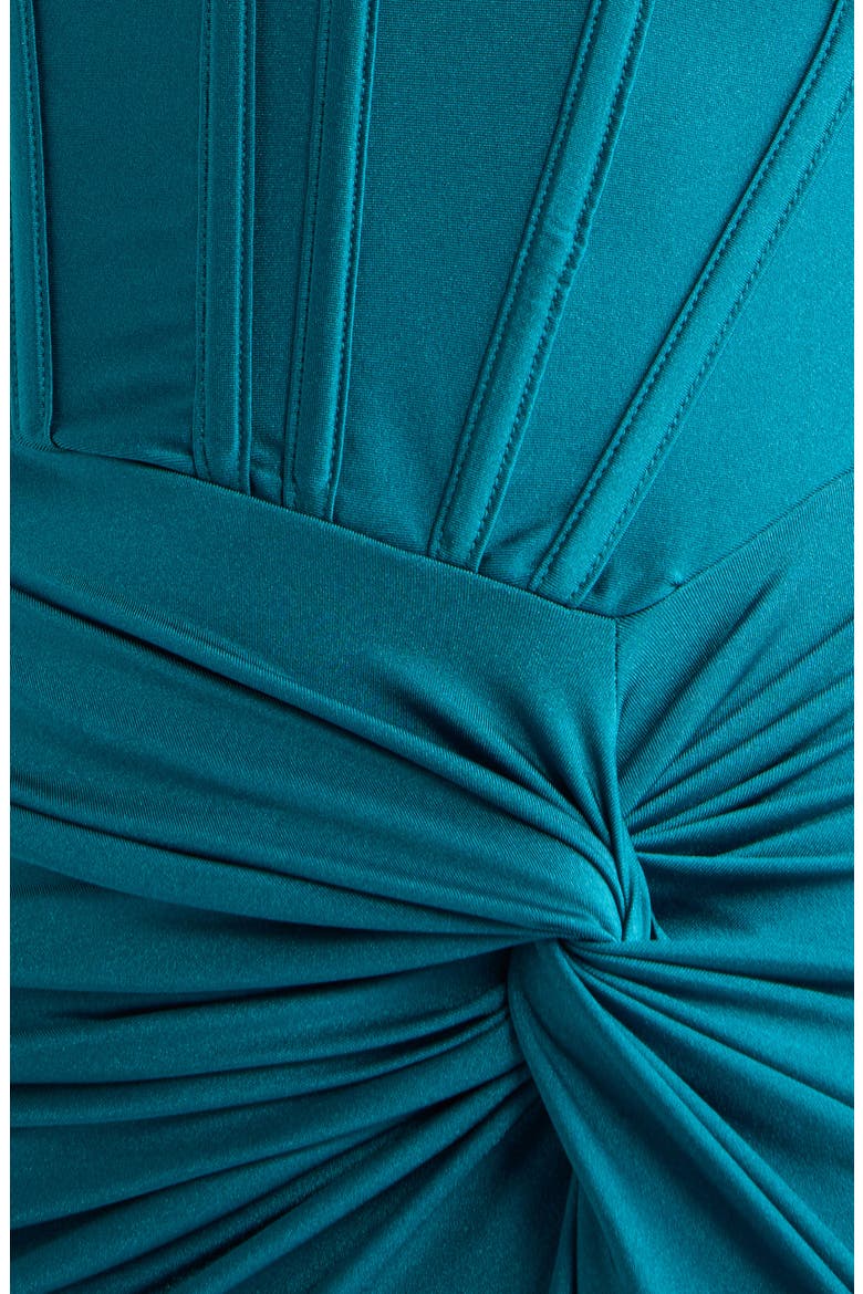 Stretch Sateen Halter Dress, Alternate, color, SHADED SPRUCE