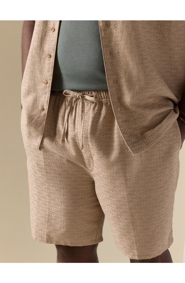 Society of One by DXL Big & Tall Resort Textured Shorts, Alternate, color, Dune