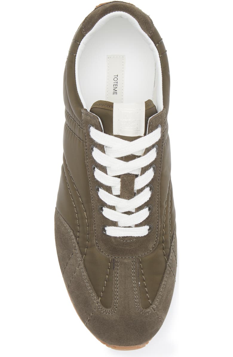 TOTEME Sport Sneaker, Alternate, color, Dark Olive