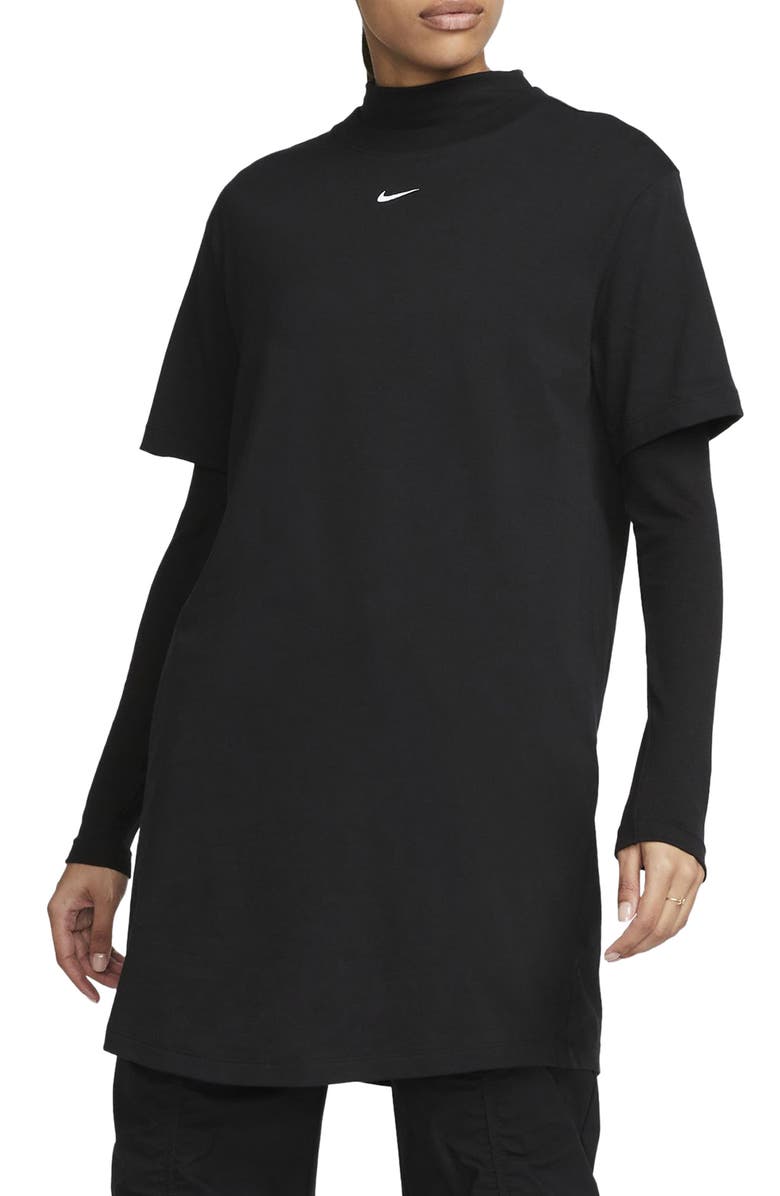 Nike Sportswear Chill Knit Oversized T-Shirt Dress, Main, color, 