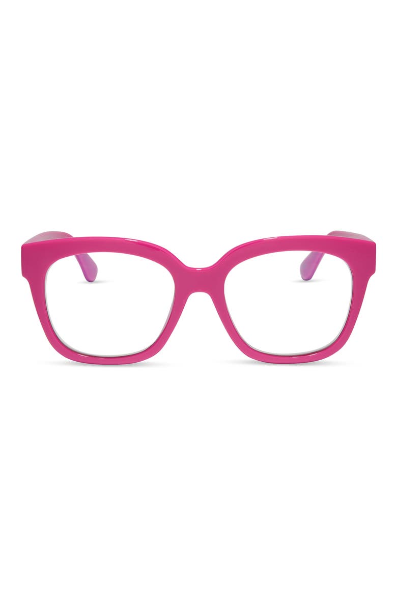 Ava Blue Light Reading Glasses, Main, color, BUBBLEGUM PINK