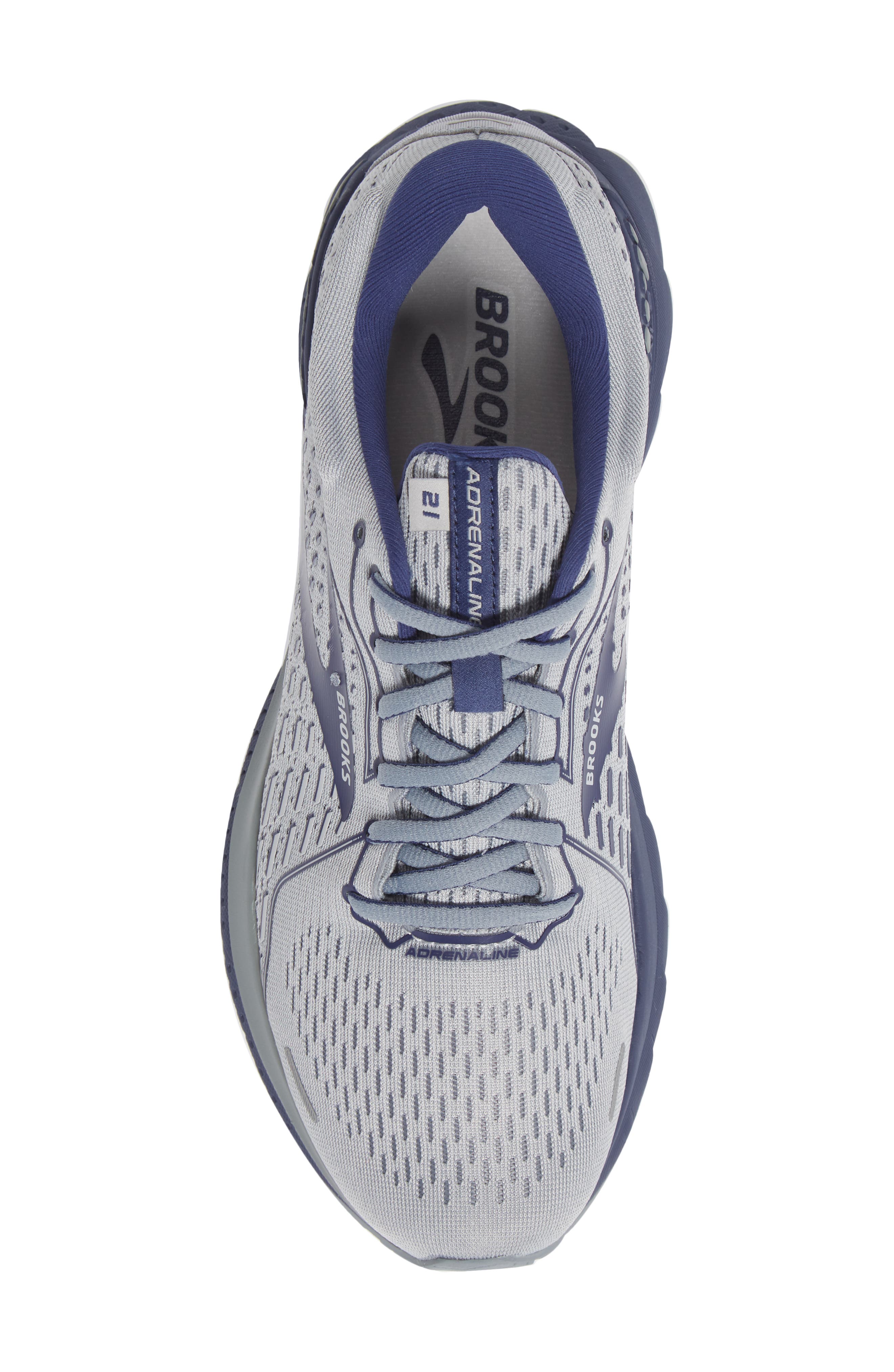 Adrenaline GTS 21 Running Shoe, Alternate, color, GREY/ TRADEWINDS/ DEEP