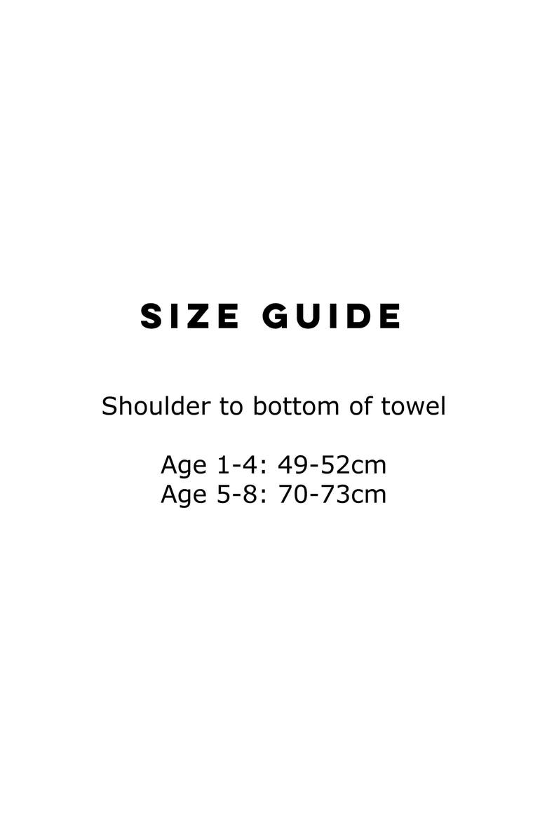 Roarsome Poncho Towel, Main, color,