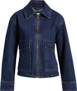 Michael Kors Crop Denim Jacket