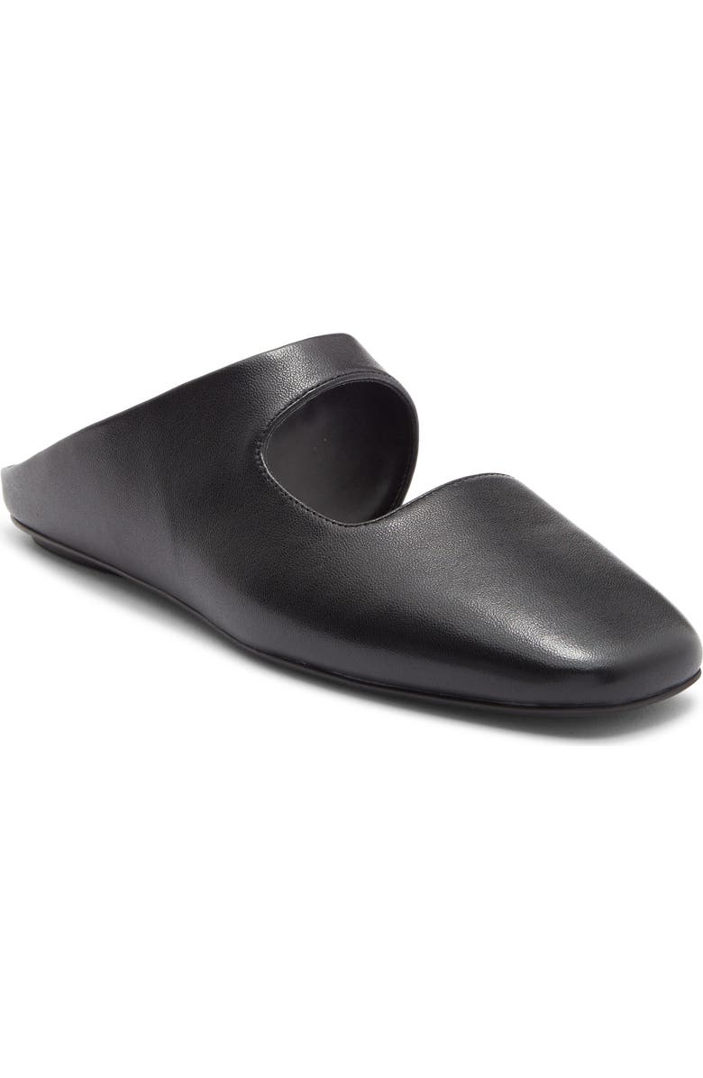 Jeffrey Campbell Siesta Leather Mule, Main, color, Black