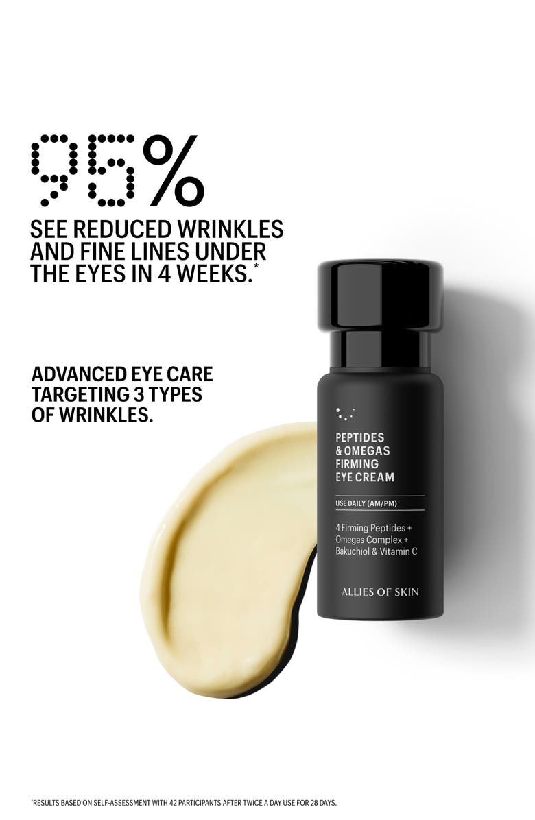 ALLIES OF SKIN Peptides & Omegas Firming Eye Cream, Alternate, color,