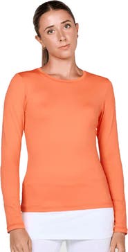 Sofibella UV Colors Womens Long Sleeve Tennis Shirt