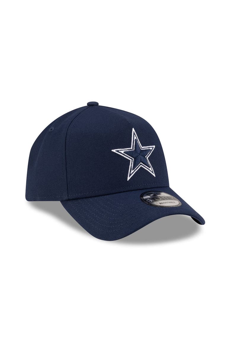 Youth New Era  Navy Dallas Cowboys 9FORTY A-Frame Adjustable Hat, Alternate, color, Navy