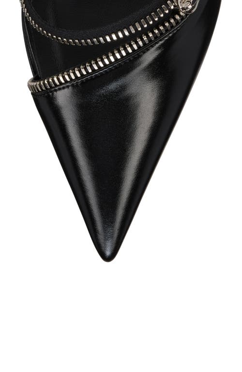 Christian Louboutin Slingyzip Pointed Toe Pump In Black