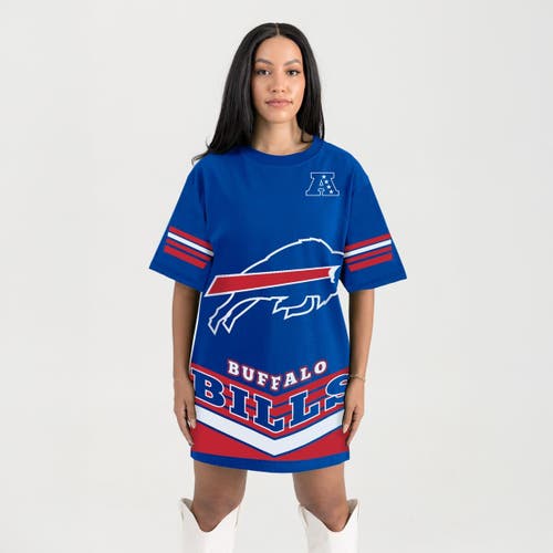 Gameday Couture Royal Buffalo Bills Perfect Score Vintage T-shirt Dress In Blue