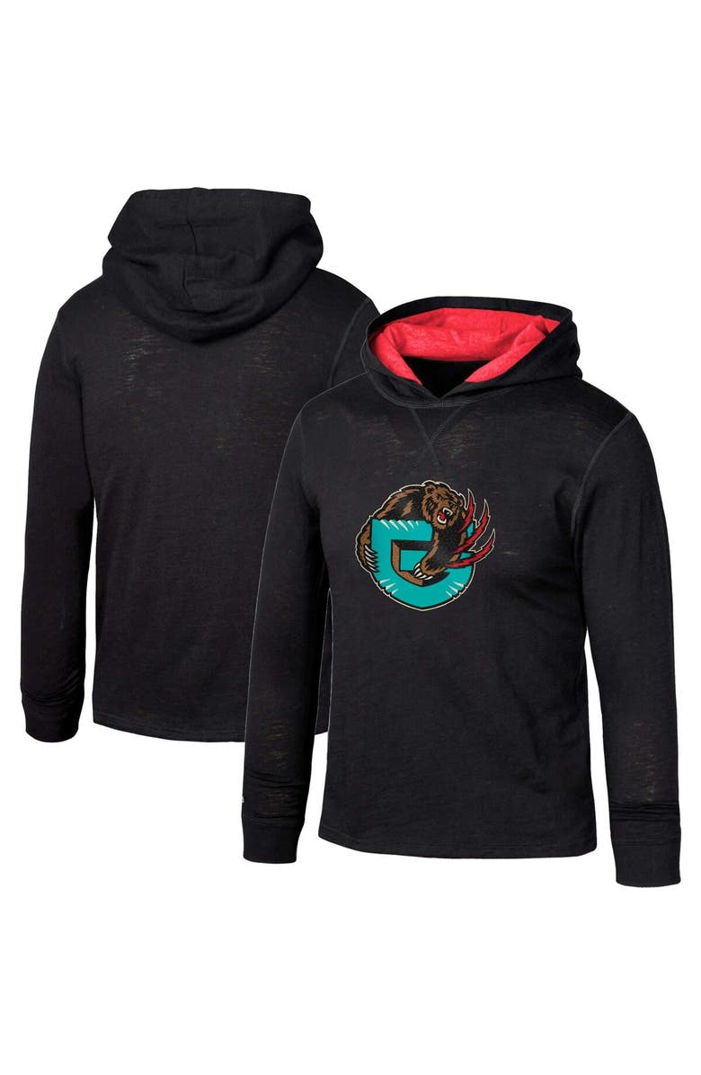 Mitchell & Ness Youth Mitchell & Ness Black Vancouver Grizzlies Hardwood Classics Legendary Slub Lightweight Pullover Hoodie, Alternate, color, Black